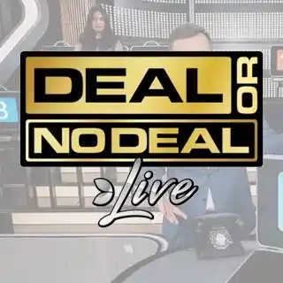 Deal or No Deal Live online game logo by Evolution on wildrobin-nl.nl