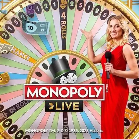 Play the Monopoly Live slot by Evolution on Wild Robin Casino