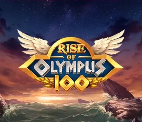 Rise of Olympus 100 game by Play&#039;n GO – logo hosted on Wild Robin Casino