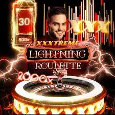 XXXtreme Lightning Roulette slot icon by Pragmatic Play, available at Wild Robin Casino